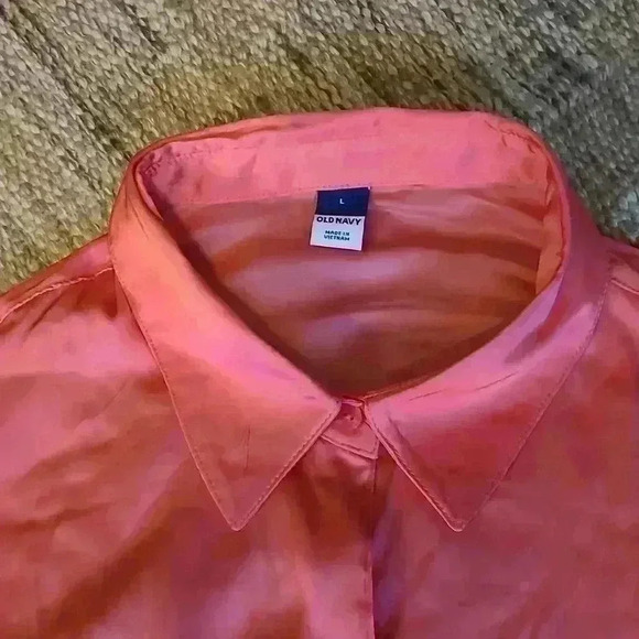 Pink Satin Blouse - Picture 3 of 5
